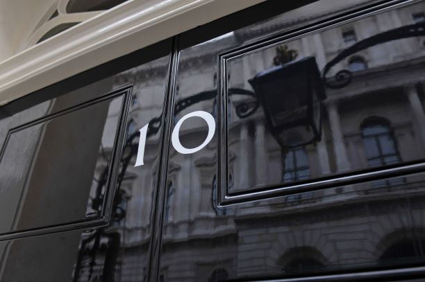 Downing st door